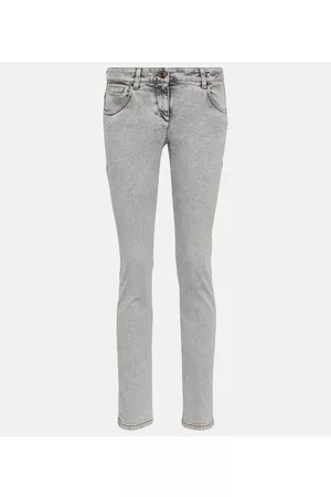 Brunello Cucinelli Dame Skinny - Low-rise skinny jeans