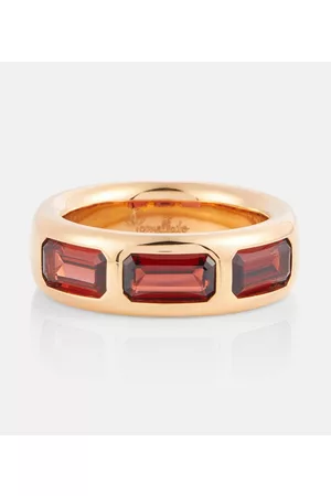 Pomellato Dame Gullringer - Iconica 18kt rose gold ring with pyrope garnets