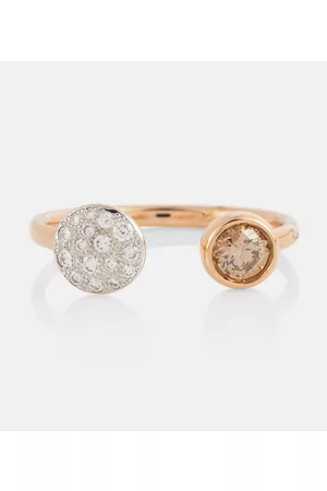 Pomellato Dame Gullringer - Sabbia 18kt rose gold ring with diamonds
