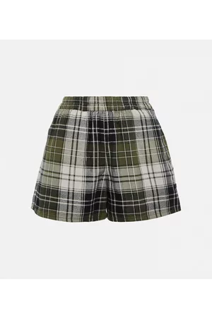 Acne Studios Dame Shorts - Roxx flannel checked shorts