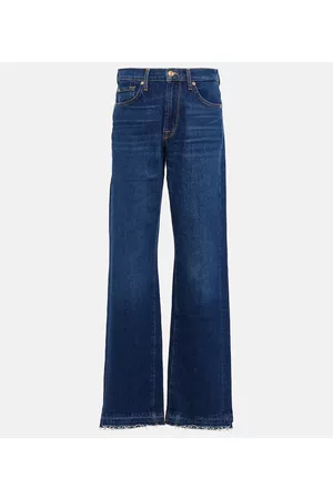 7 for all Mankind Dame High waist - Tess Trouser high-rise straight jeans
