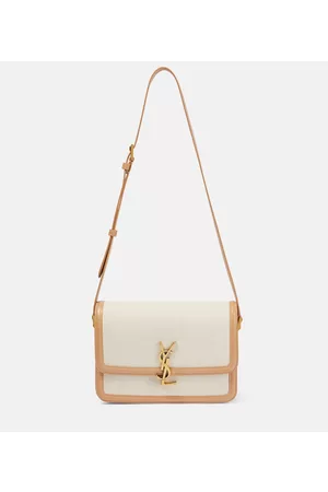 Saint Laurent Dame Skuldervesker - Solferino Medium canvas crossbody bag