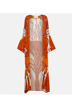 Tall Neon Tie Dye Animal Print Chiffon Kimono