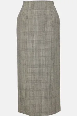 WARDROBE.NYC Prince of Wales check midi skirt