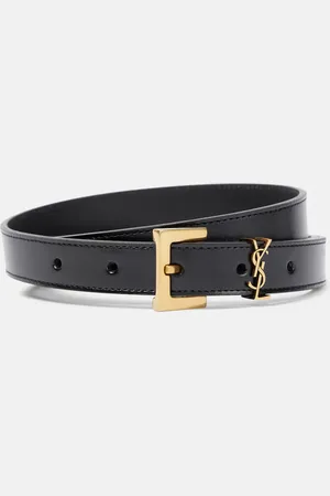 Saint Laurent Cassandre 20 leather belt