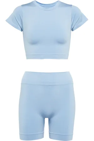 Prisma Mindful crop top and Composed shorts set