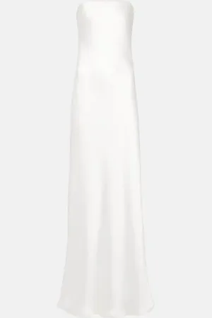 Norma Kamali CrÃªpe satin gown
