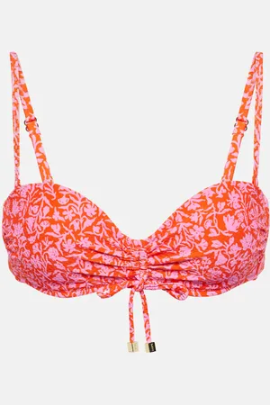 Heidi Klein Limpopo floral ruched bikini top