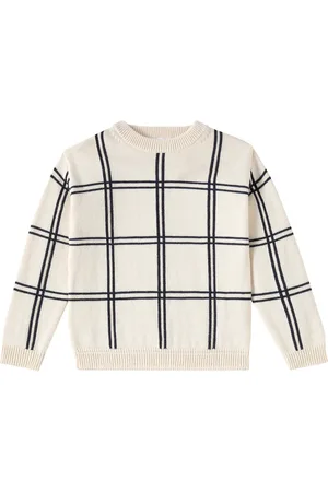 BONPOINT Erwin checked wool and cotton sweater