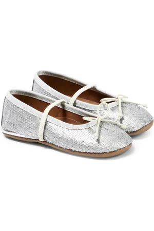 PèPè PÃ¨PÃ¨ Paillettes metallic ballet flats