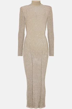Self-Portrait LamÃ© maxi dress