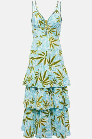 Diane von Furstenberg Cate printed cotton maxi dress