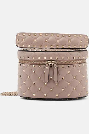 VALENTINO GARAVANI Rockstud Spike Small leather vanity bag