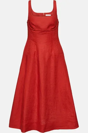 Chloé ChloÃ© Linen midi dress