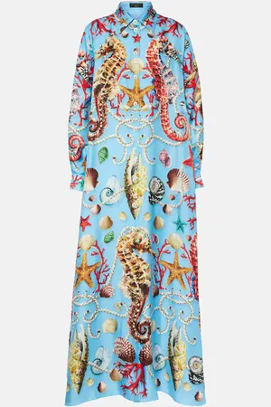 Dolce & Gabbana Capri printed silk kaftan