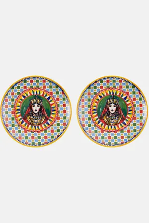 Dolce & Gabbana Carretto Siciliano set of 2 dessert plates