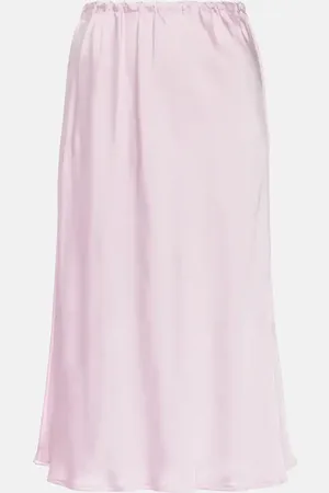 Jil Sander Satin midi skirt