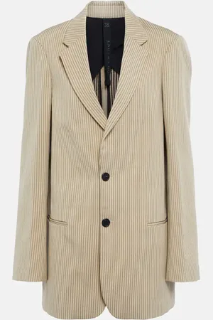 PETAR PETROV Isaac striped cotton-blend blazer