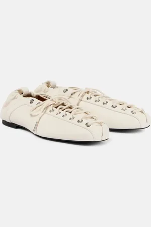 Ganni Lace-up ballet flats