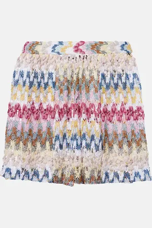 Missoni Knitted lamÃ© shorts