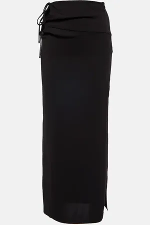 CHRISTOPHER ESBER Wraparound crÃªpe maxi skirt
