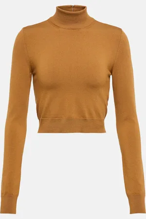 Max Mara Balbo cropped wool-blend sweater