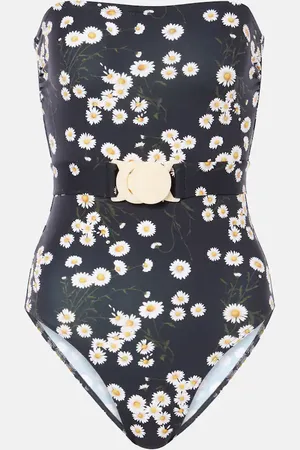ERES Courtois floral bandeau swimsuit