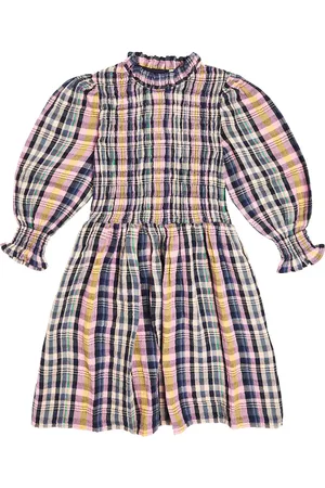 The New Society Ricarda checked cotton dress