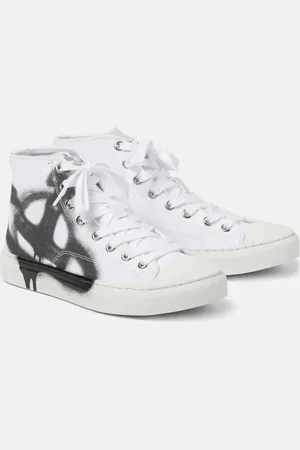 Vivienne Westwood Plimsoll printed high-top sneakers