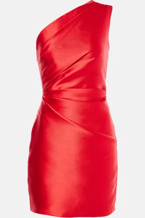 Solace Nori satin twill minidress