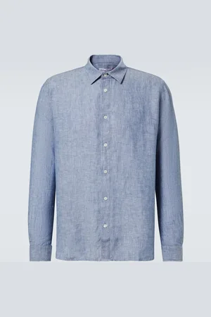 Orlebar Brown Justin linen chambray shirt