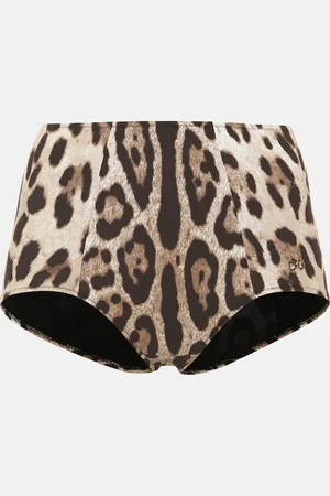 Dolce & Gabbana Leopard-print bikini bottoms