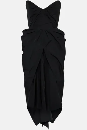 MATICEVSKI Fincher draped bustier midi dress