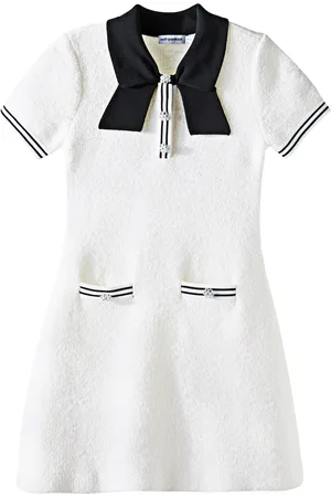 Self-Portrait Jacquard polo dress