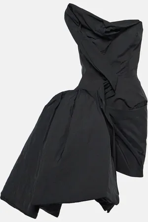 MATICEVSKI Nucleus asymmetric bustier minidress
