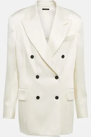 Tom Ford Double-breasted satin blazer