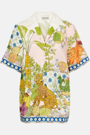 ALÉMAIS AlÃ©mais Hazel printed linen shirt