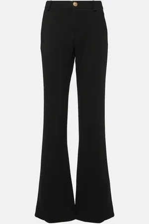 Balmain Virgin wool crÃªpe bootcut pants