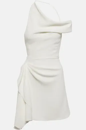 MATICEVSKI Dossier asymmetric crÃªpe minidress