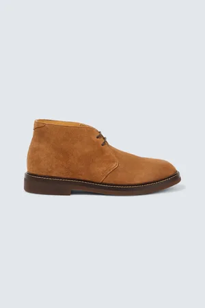 Brunello Cucinelli Suede ankle boots