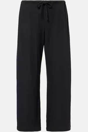 Leset Lauren jersey wide-leg sweatpants