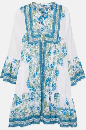 Juliet Dunn Floral cotton minidress