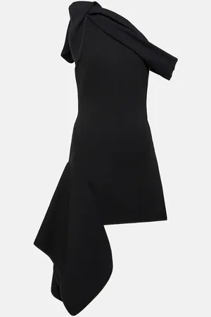 MATICEVSKI Rigor asymmetric crÃªpe minidress