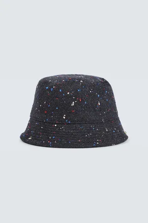 VISVIM Dome wool and linen bucket hat