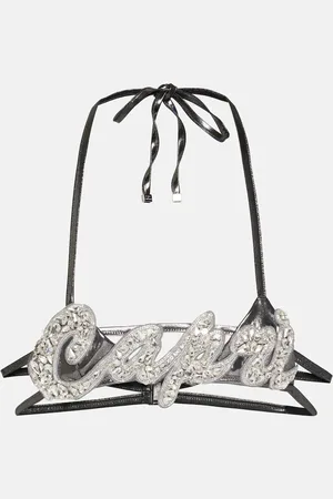 Dolce & Gabbana Capri crystal-embellished bra top