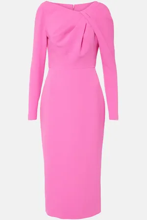 Safiyaa Maha crÃªpe midi dress