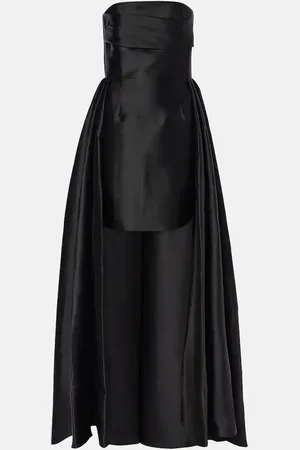 Solace Trina asymmetric satin minidress