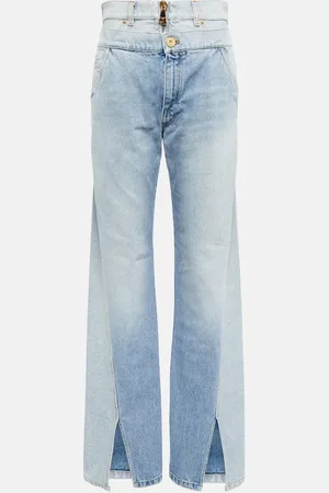 Balmain Two-in-one high-rise jeans