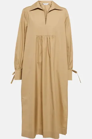 Max Mara Nupar cotton poplin shirt dress