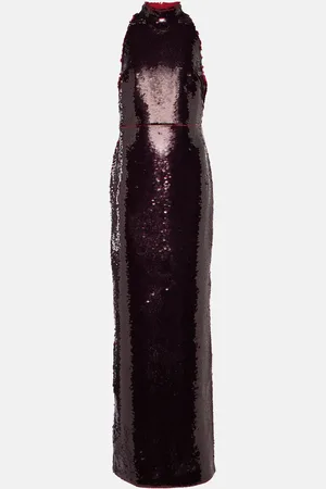 Safiyaa Viba sequined gown